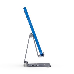 AISENS Soporte De Sobremesa Tamaño M Ajustable (2 Pivotes) Para Movil   Tablet, Gris