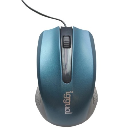 iggual IGG317549 ratón Oficina Ambidextro USB tipo A Óptico 800 DPI