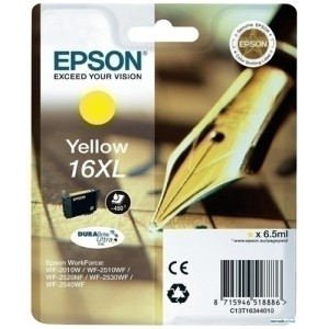 CARTUCHO EPSON T163140 AMARILLO XL WF-2010/2510/2520/2530/2540