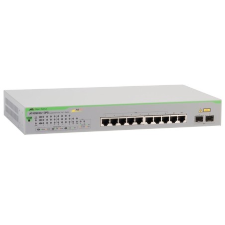 Allied Telesis AT-GS950 10PS V2-50 switch No administrado Gigabit Ethernet (10 100 1000) Energía sobre Ethernet (PoE) Gris