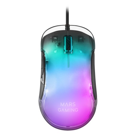 Mars Gaming MMGLOW Ratón, Negro, One size