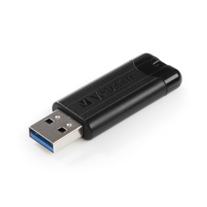 Verbatim PinStripe 3.0 - Unidad USB 3.0 de 256GB  - Negro