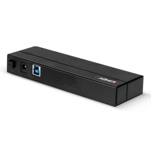 Lindy 43228 hub de interfaz USB 3.2 Gen 1 (3.1 Gen 1) Type-A 5000 Mbit s Negro