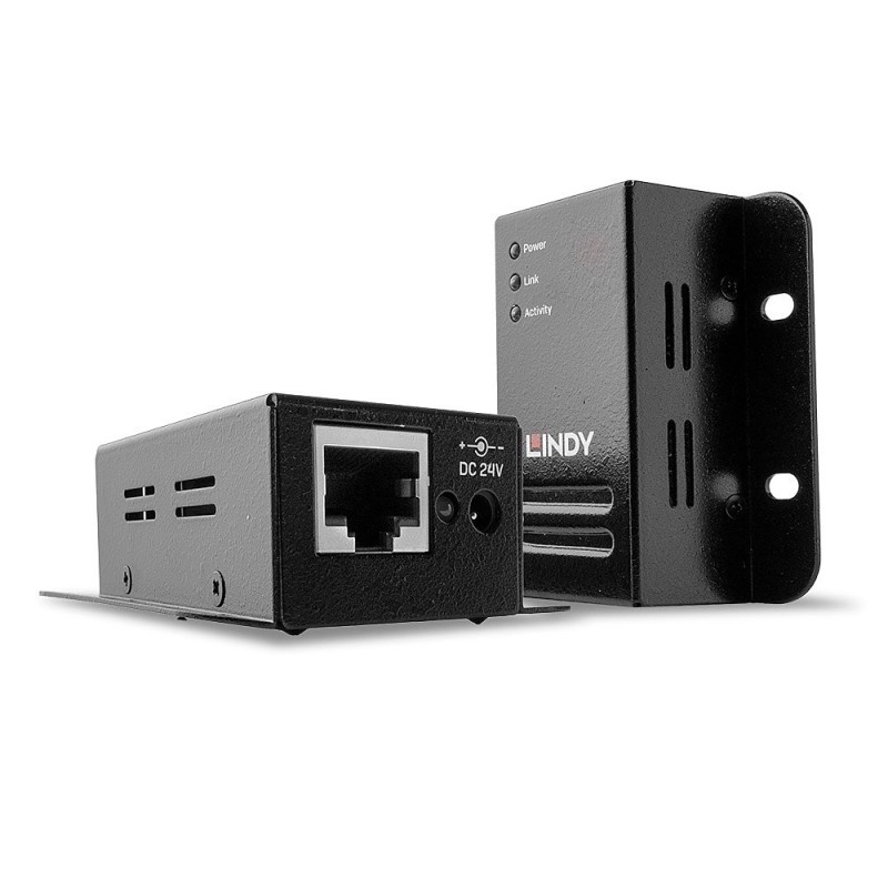 Lindy 42680 ampliador de red Transmisor y receptor de red Negro