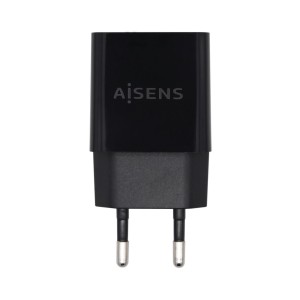 AISENS Cargador USB 10W Alta Eficiencia, 5V 2A, Negro