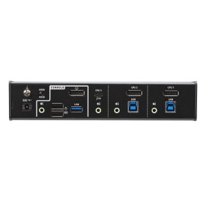 ATEN Switch KVMP™ híbrido USB-C DisplayPort de 3 puertos