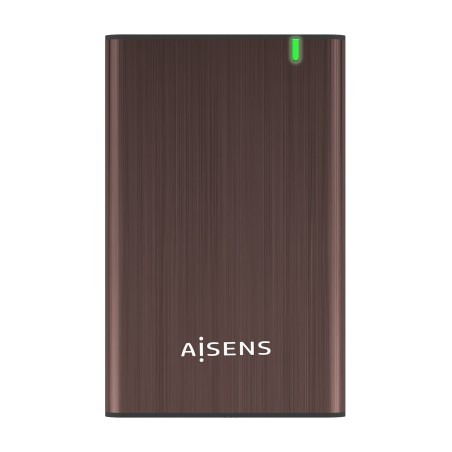 AISENS Caja Externa 2.5" ASE-2525BWN 9.5 mm SATA A USB 3.0 USB 3.1 Gen1, Marron