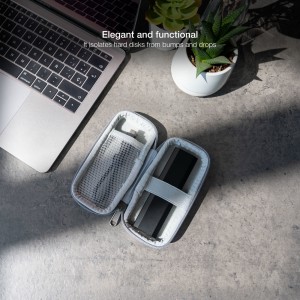 TooQ Estuche Protector para Caja Externa M2, Gris