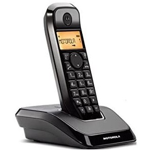 Motorola S1201 Teléfono DECT Identificador de llamadas Negro