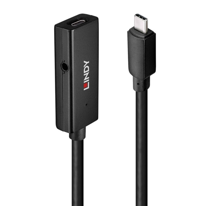 Lindy 43356 hub de interfaz USB 3.2 Gen 1 (3.1 Gen 1) Type-C 5000 Mbit s Negro
