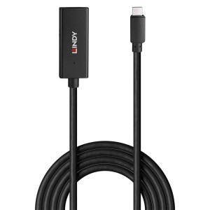 Lindy 43356 hub de interfaz USB 3.2 Gen 1 (3.1 Gen 1) Type-C 5000 Mbit s Negro