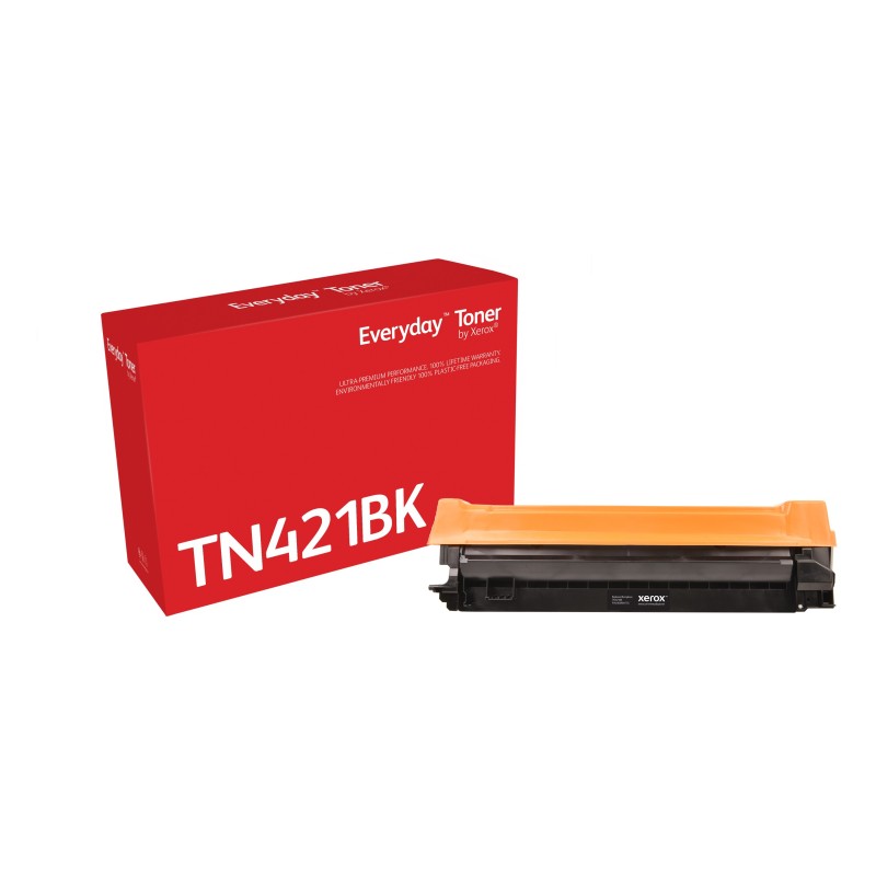 Everyday El tóner ™ Negro de Xerox es compatible con Brother TN-421BK, Capacidad estándar
