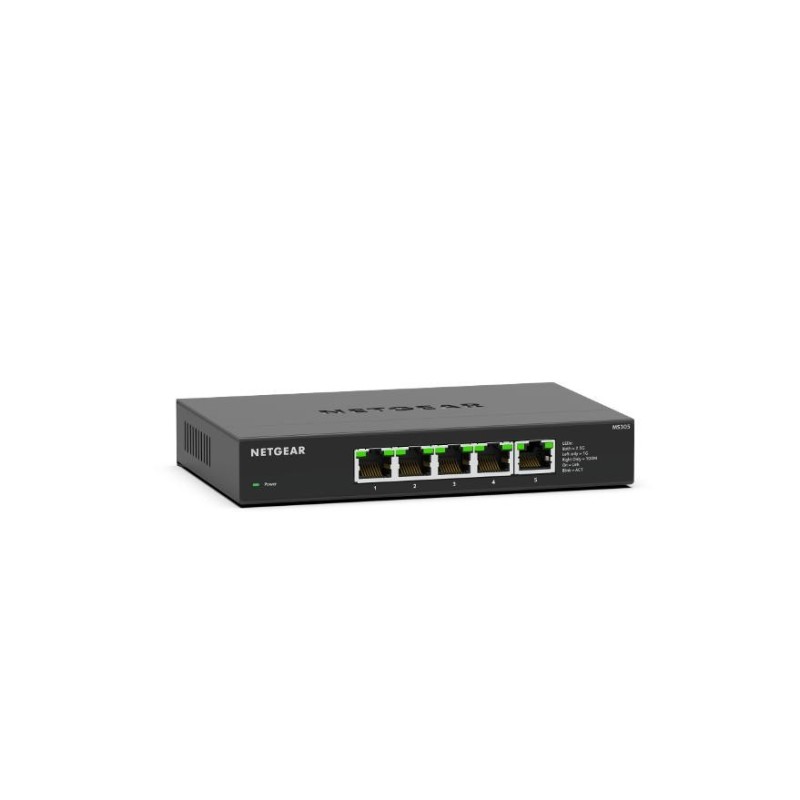 NETGEAR MS305-100EUS switch No administrado 2.5G Ethernet (100 1000 2500) Negro