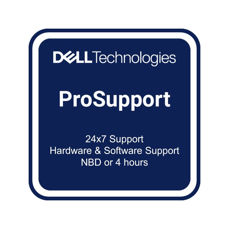 DELL Actualización de 3 años Next Business Day a 5 años ProSupport 4H Mission Critical DELL Actualización de 3 años Next Business Day a 5 años ProSupport 4H Mission Critical