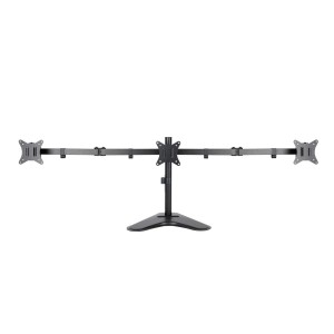 TooQ Soporte de Mesa para 3 Pantallas 17"-27", Negro