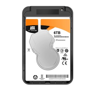 AISENS Caja Externa 2,5″ 9.5mm SATA a USB3.0 USB3.1 Gen1, Negra