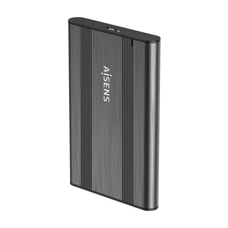 AISENS Caja Externa 2,5″ 9.5mm SATA a USB 3.0 USB3.1 Gen1, Gris
