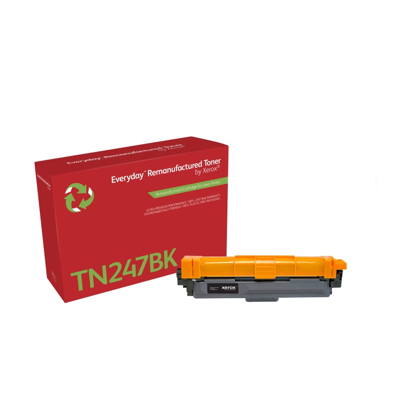 Everyday Tóner ™ Negro remanufacturado de Xerox es compatible con Brother TN247BK, High capacity