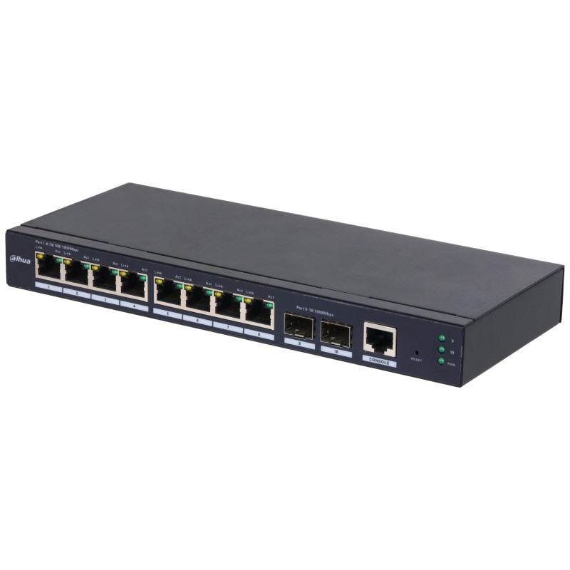 Dahua Technology SG4010-2F Gestionado L2 Gigabit Ethernet (10 100 1000) Negro
