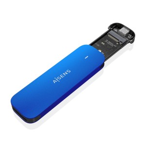 AISENS ASM2-026BLU caja para disco duro externo Caja externa para unidad de estado sólido (SSD) Azul M.2