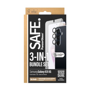PanzerGlass SAFE. by 3-in-1 Samsung New A34 5G Protector de pantalla 1 pieza(s)