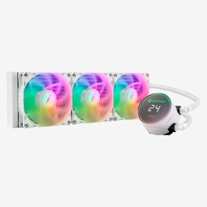 UNYKAch AquaStorm White 360 Procesador Kit de refrigeración líquida 12 cm Blanco 1 pieza(s)