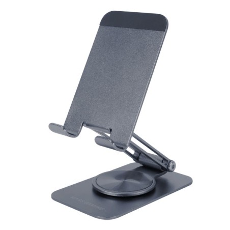 Mars Gaming MA-RSS, Soporte Plegable para Smartphone, Rotación Dinámica 360º + Ajuste en Altura y Ángulo 180º, Soporte Teléfono