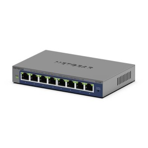 NETGEAR GS108Ev4 No administrado L2 L3 Gigabit Ethernet (10 100 1000) Gris