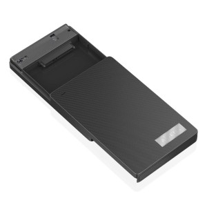 AISENS Caja Externa 2,5″ 9.5mm SATA a USB-C USB3.1 Gen1, Negra
