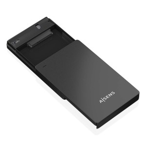 AISENS Caja Externa 2.5″ 9.5mm SATA a USB-C USB3.1 Gen1, Negra