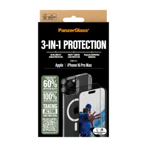 PanzerGlass PG 3-in-1 Bundle iPhone 16P 6.9Inch Protector de pantalla Apple 1 pieza(s)