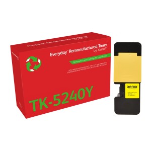 Remanufacturado Everyday Tóner Everyday™ Amarillo remanufacturado de Xerox es compatible con Kyocera TK-5240Y, Capacidad
