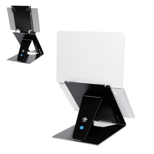R-Go Tools Soporte para tablet y portátil R-Go Riser Duo, apto para pantallas de 10-22 pulgadas, negro