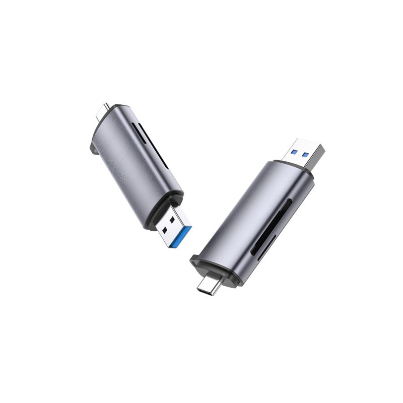 Ugreen 50706 lector de tarjeta USB Micro-USB Plata