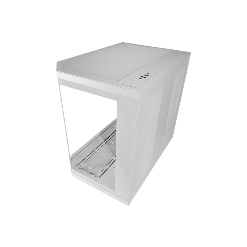 Mars Gaming MC-3TCORE, Caja Gaming Custom ATX, Triple Ventana Cristal Templado Extraíble, Cámara Dual, Semitorre Compatible con