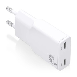 AISENS ASCH-30W2P048-W cargador de dispositivo móvil Cámara digital, MP3, MP4, Teléfono móvil, Navegante, Portátil, Consola de