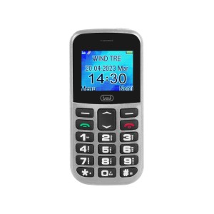 Trevi Max 20 4,5 cm (1.77") 160 g Plata Teléfono para personas mayores