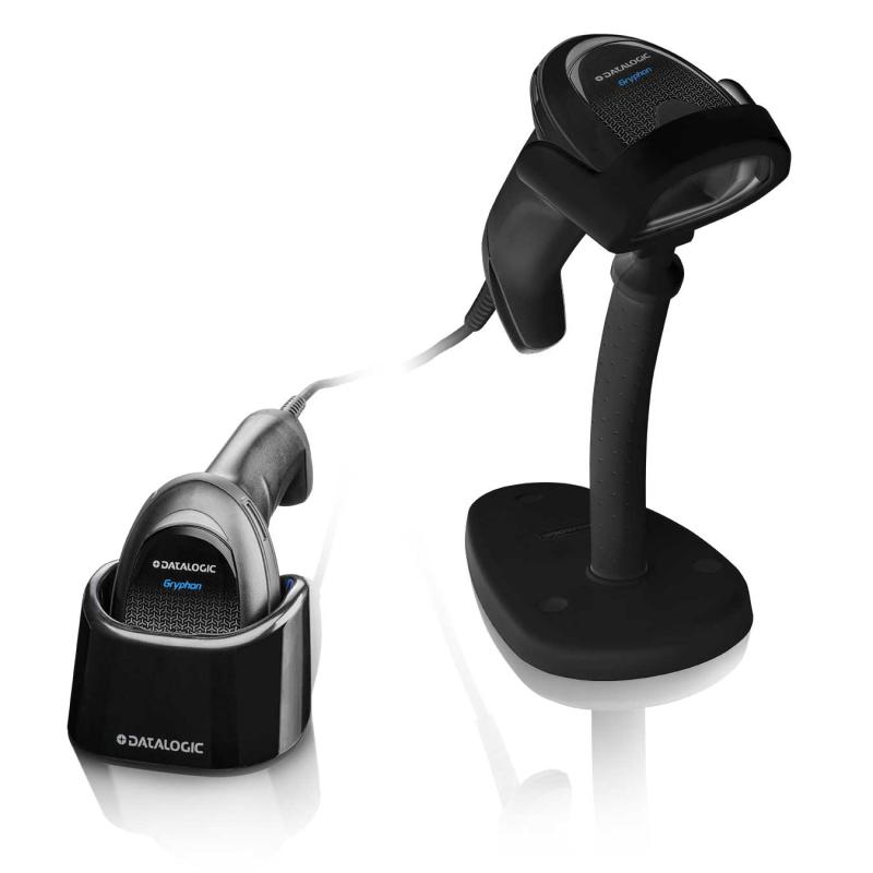 Gryphon GBT4500 Lector de códigos de barras portátil 1D/2D Laser Negro