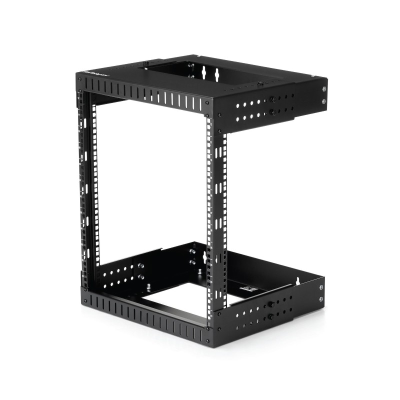 StarTech.com Rack de Servidores Abierto de 12U de Pared - de 19 Pulgadas - de 2 Columnas - de Profundidad Ajustable - para