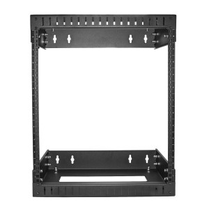 StarTech.com Rack de Servidores Abierto de 12U de Pared - de 19 Pulgadas - de 2 Columnas - de Profundidad Ajustable - para