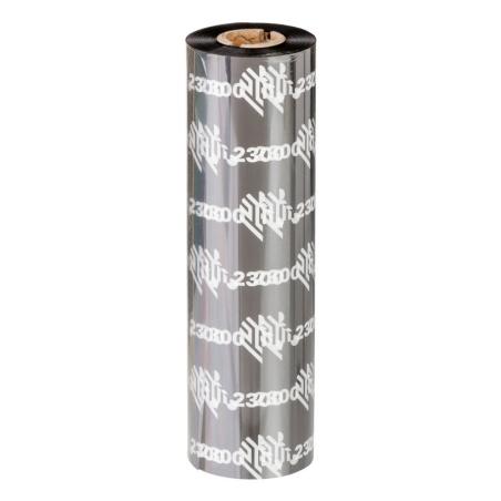 2300 Wax cinta térmica 450 m Negro