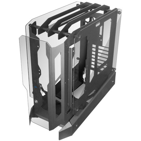 Mars Gaming MC-EDGE, Caja Gaming ATX, Diseño Open Air, Triple Panel Cristal Templado, Semitorre PC Soporte Refrigeración
