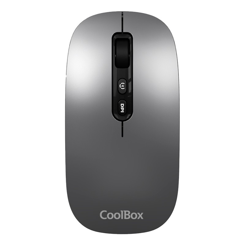 CoolBox W02 ratón Hogar Ambidextro RF Wireless + Bluetooth Óptico 1600 DPI