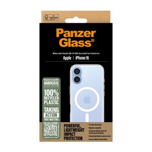 PanzerGlass PG HardCase White MagS iPhone 16 6.1Inch Protector de pantalla Apple 1 pieza(s)