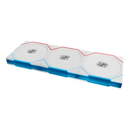 12TLLCD1W3W Carcasa del ordenador Ventilador 12 cm Blanco 1 pieza(s)