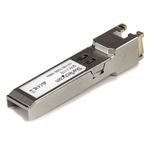 StarTech.com Módulo Transceptor SFP Compatible con el Modelo SFP-GE-T de Cisco - 1000BASE-T - SFP a RJ45 Cat6   Cat5e -