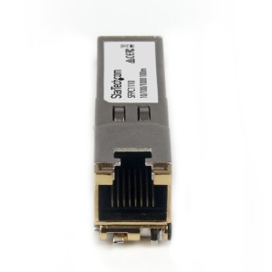 StarTech.com Módulo Transceptor SFP Compatible con el Modelo SFP-GE-T de Cisco - 1000BASE-T - SFP a RJ45 Cat6   Cat5e -