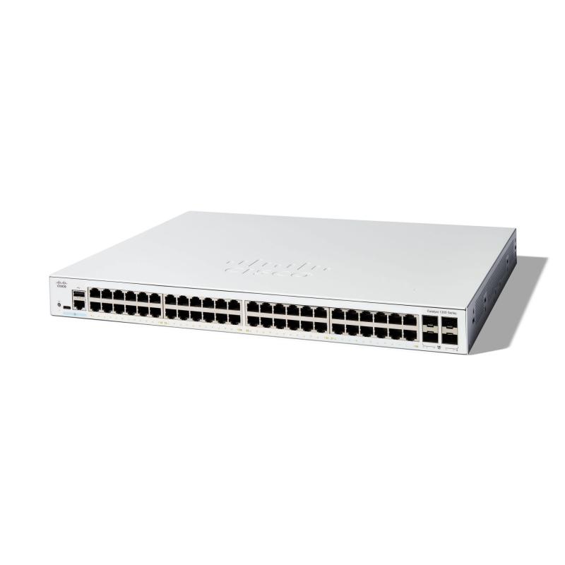 C1200-48T-4G switch Gestionado L2/L3 Gigabit Ethernet (10/100/1000) Blanco