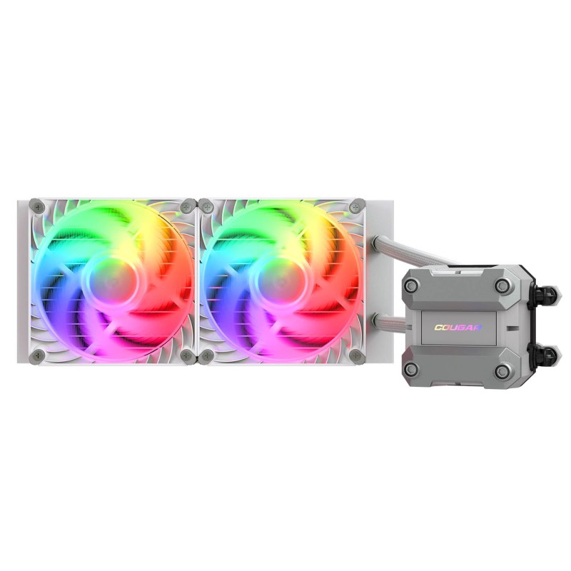 COUGAR Gaming CGR-PSDUTRGB-W-240 Procesador Sistema de refrigeración líquida todo en uno 12 cm Blanco COUGAR Gaming CGR-PSDUTRGB-W-240 Procesador Sistema de refrigeración líquida todo en uno 12 cm Blanco