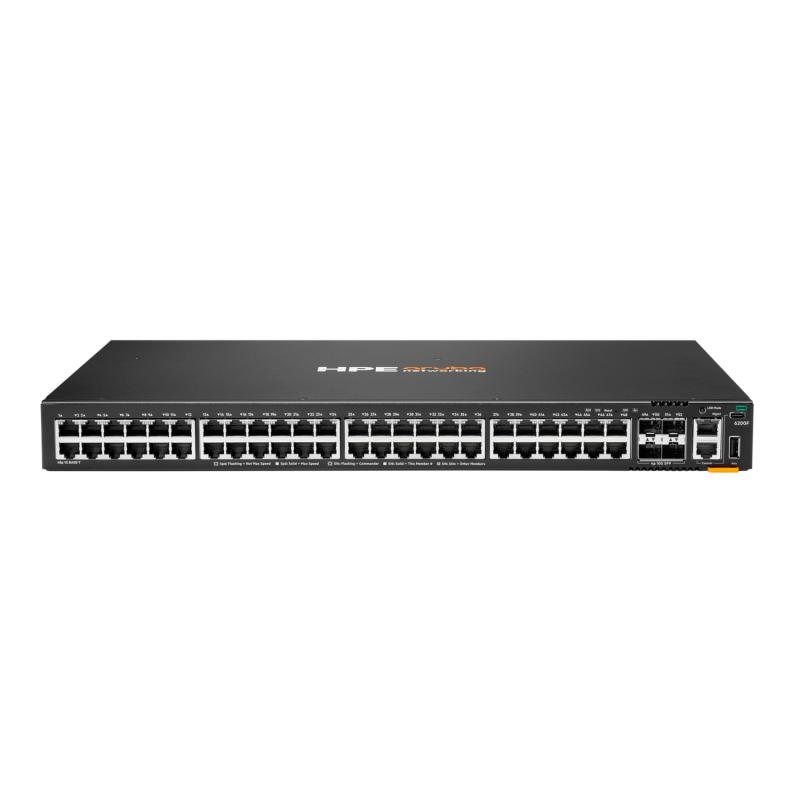 Aruba Networking CX 6200F 48G 4SFP+ Gestionado L3 Gigabit Ethernet (10/100/1000) 1U